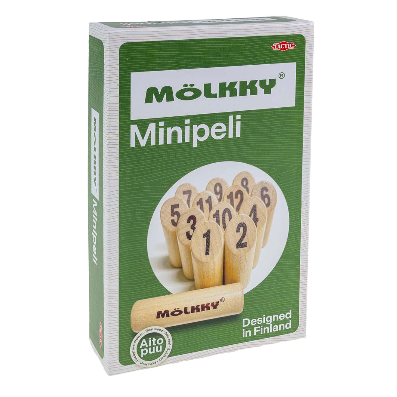 Tactic Molkky mini spel werpspel