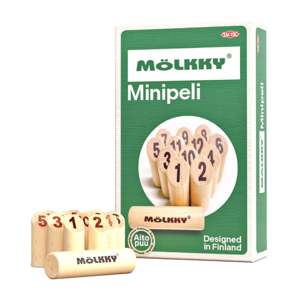 Tactic Molkky mini spel werpspel