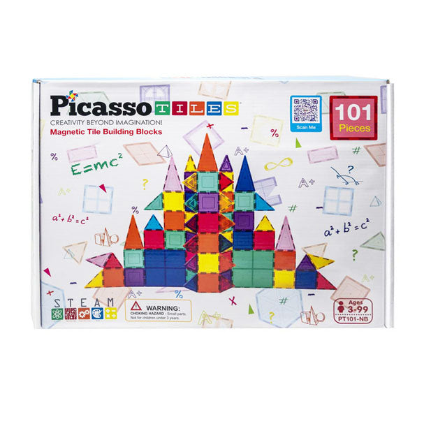 Selecta Picassotiles play set - magnetische bouwtegels, 101dlg.