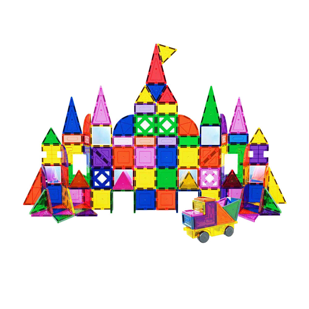 Selecta Picassotiles blocks and mirrors - magnetische bouwtegels, 152dlg.