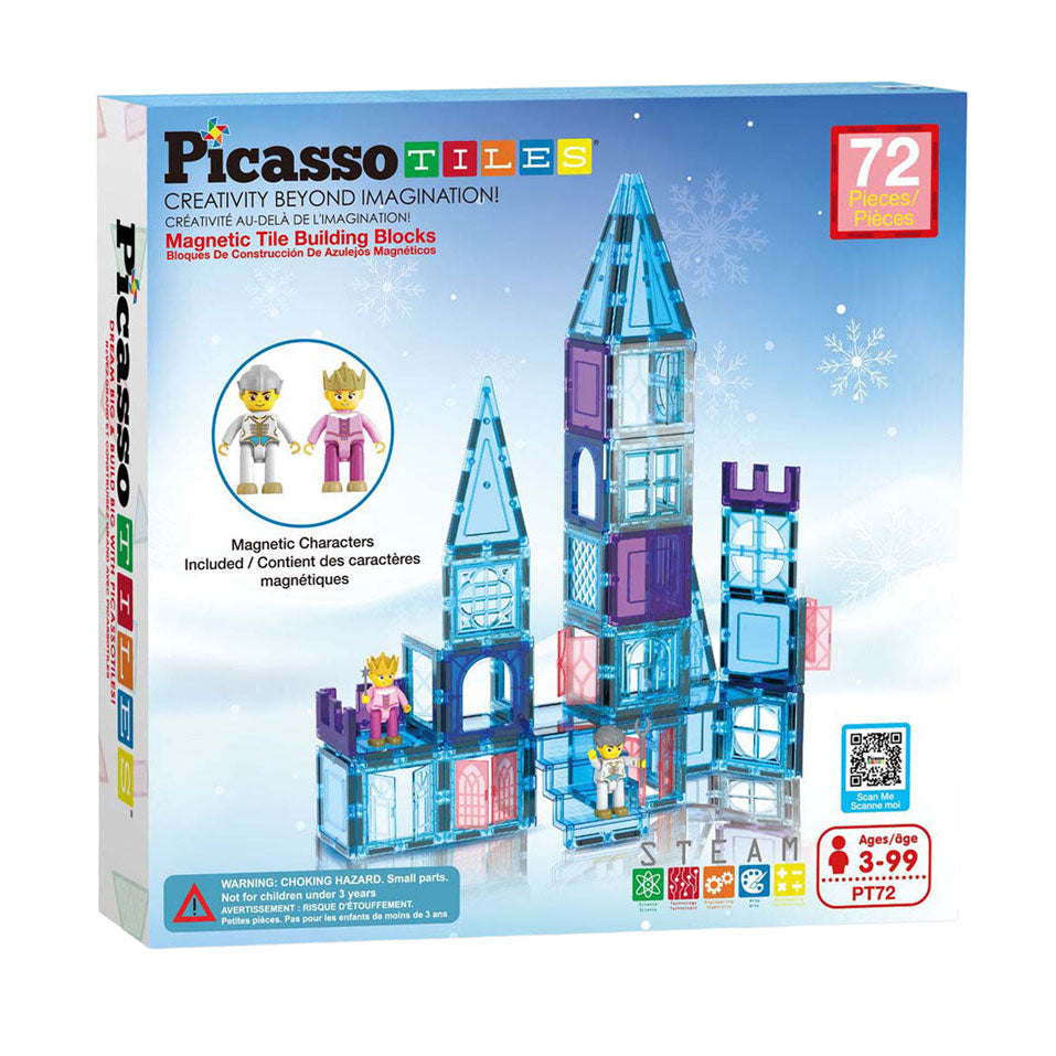Selecta Picassotiles winter theme - magnetische bouwtegels, 72dlg.