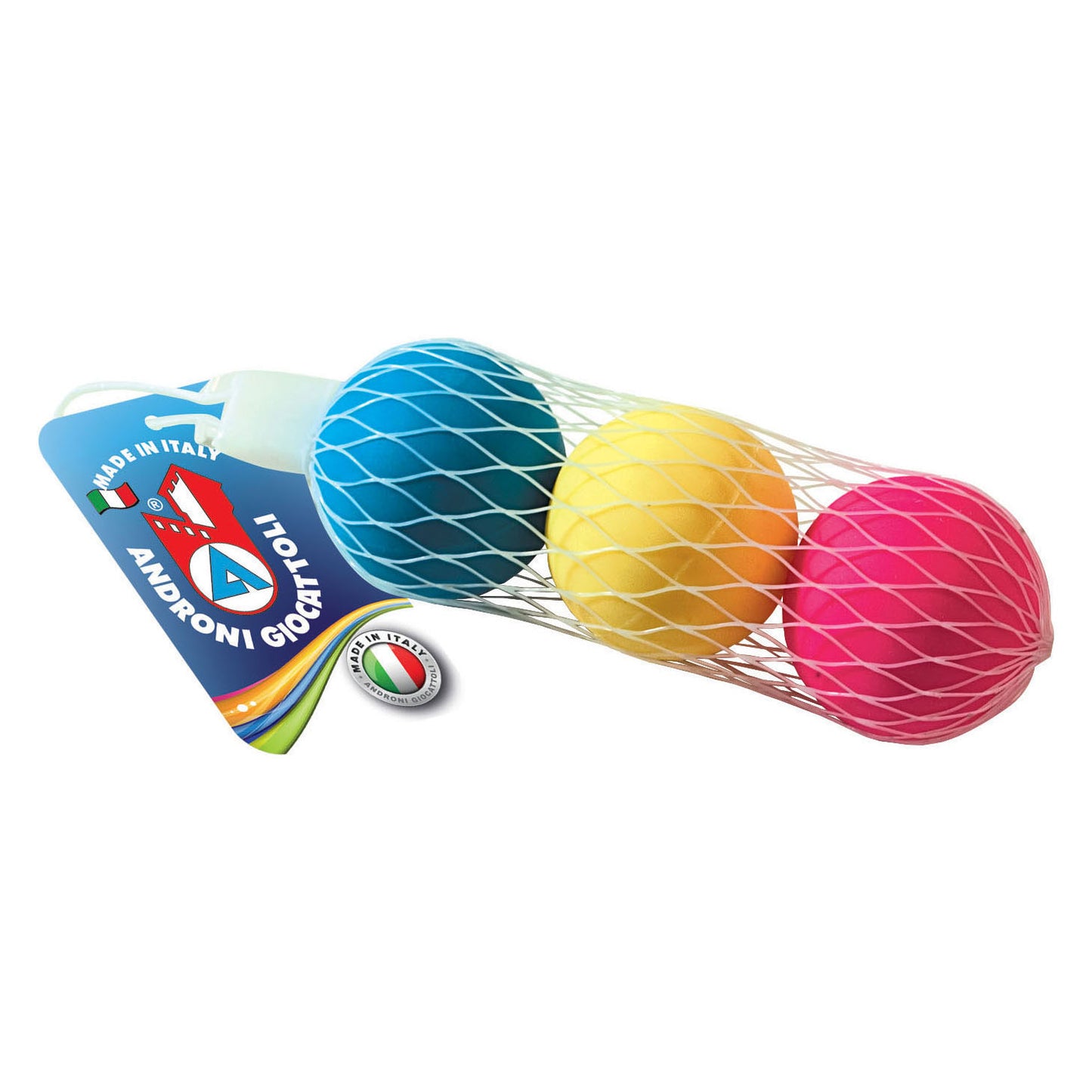 Androni Beachballetjes in net, 3st.