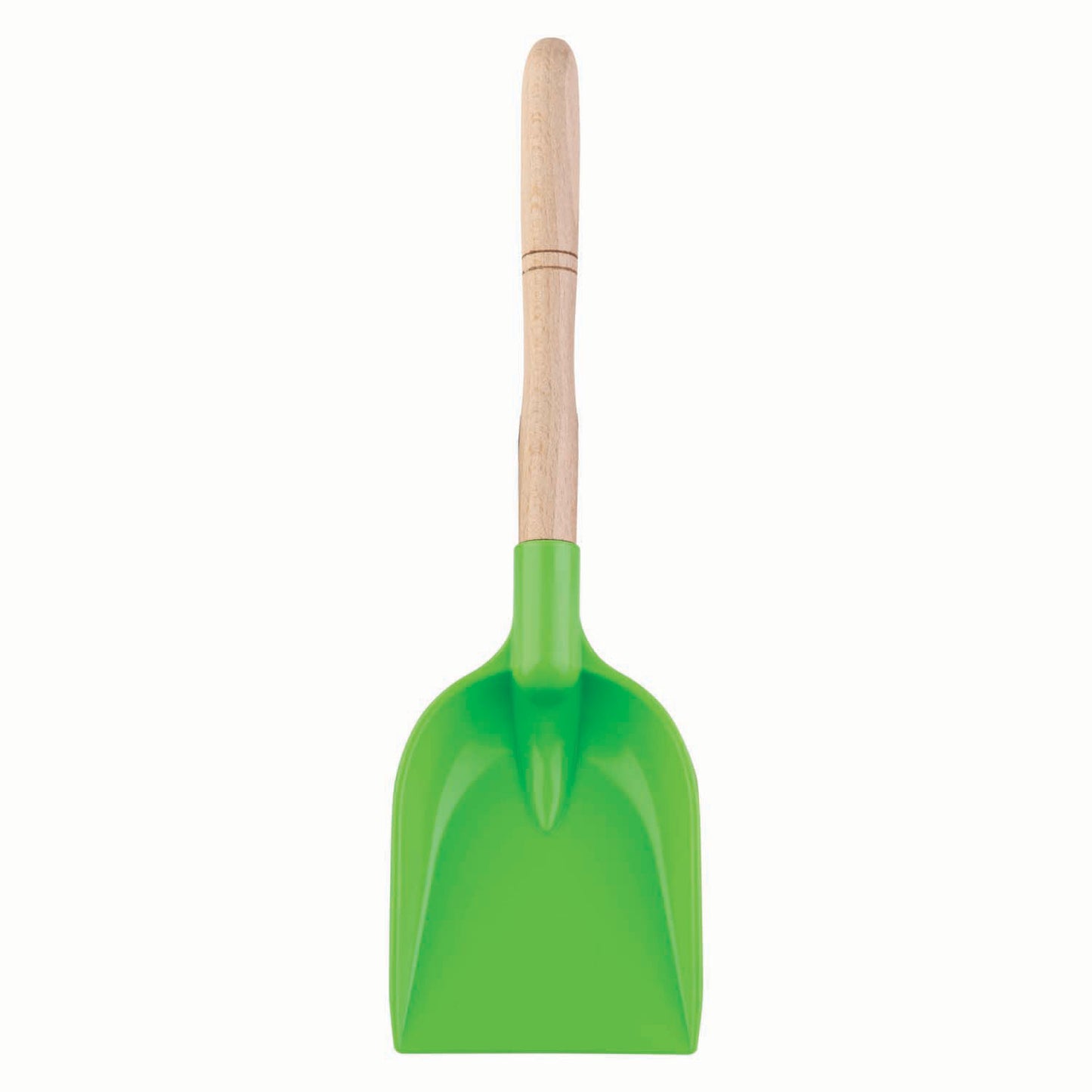 Androni Schep met houten steel kleur, 34cm