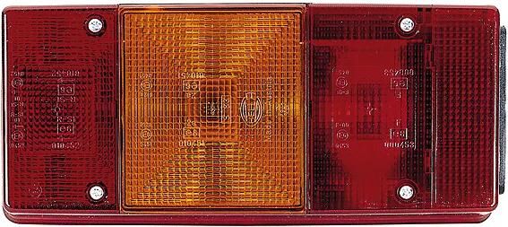 HELLA heckleuchte serie 007 547 sbbk lights uni 3functions