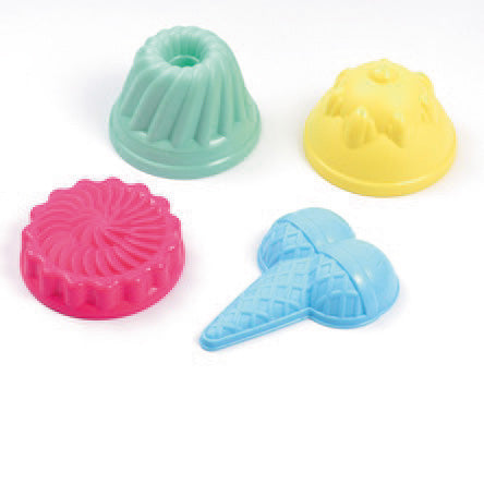 Écoiffier Ecoiffier ijs en cupcakes zandvormen - 4st.
