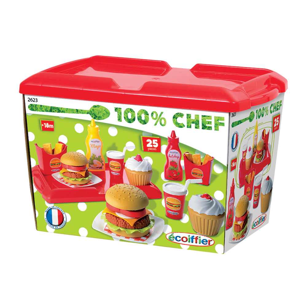 Ecoffier Ecoiffier 100% chef hamburgerset - 25dlg.