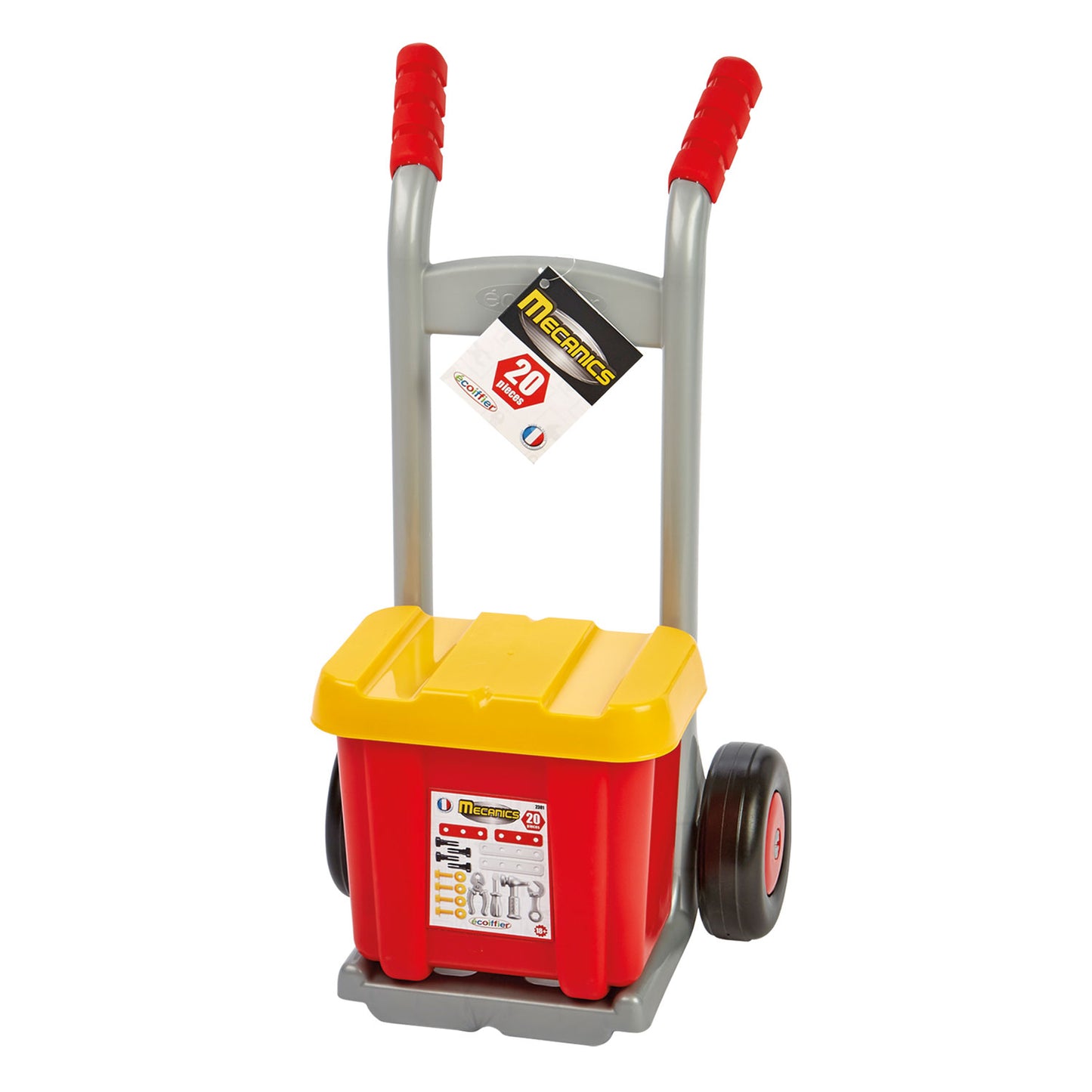 Ecoffier Ecoiffier mecanics steekwagen met gereedschapskist