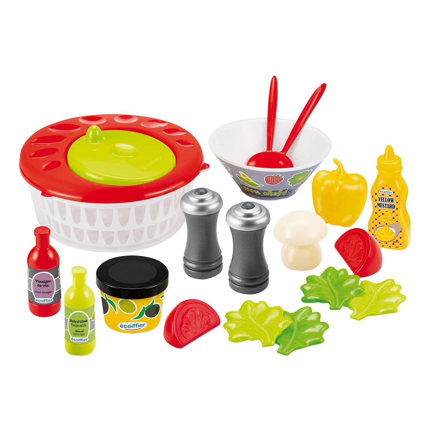 Ecoffier Ecoiffier 100% chef salade set