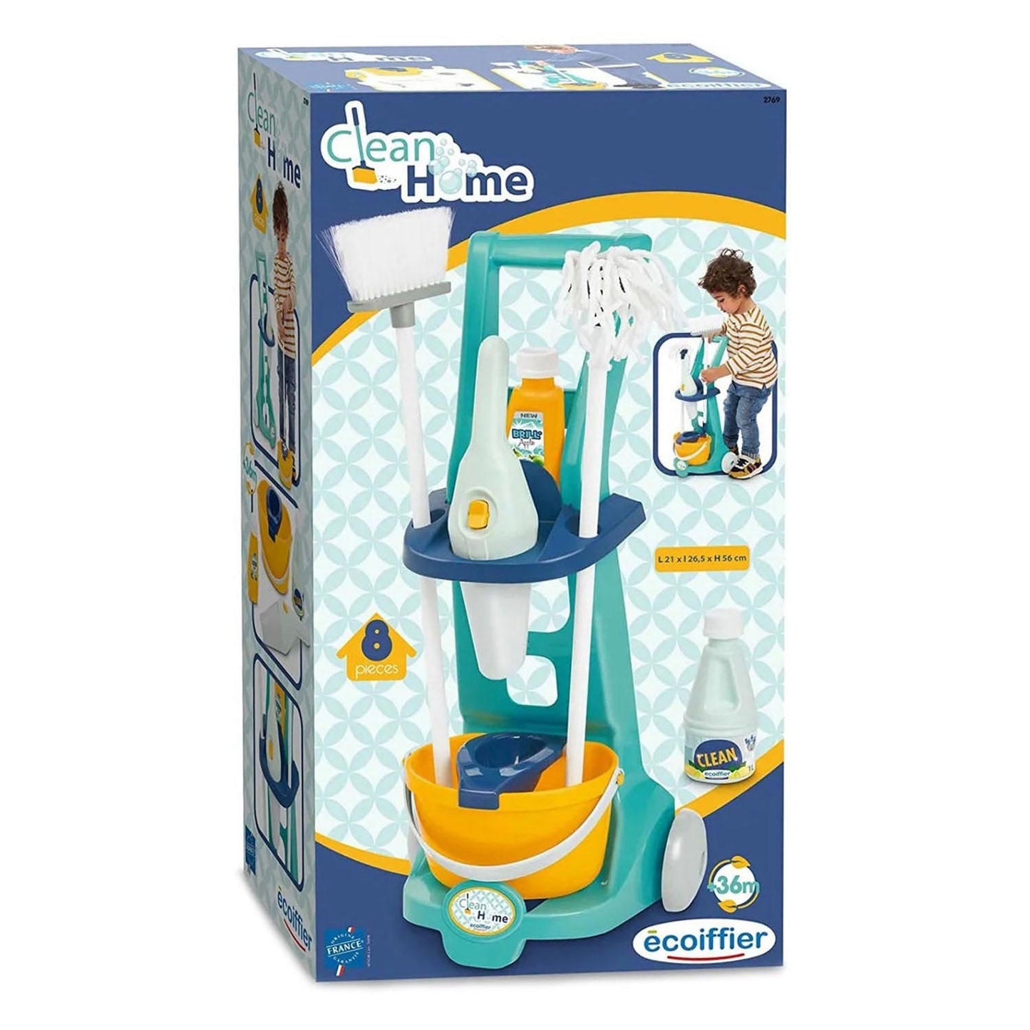Ecoffier Ecoiffier clean home schoonmaak trolley