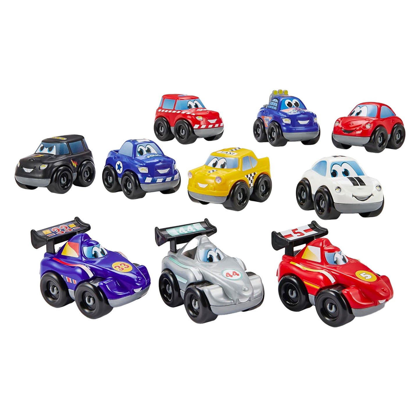 Ecoiffier Abrick racewagens - 10st.