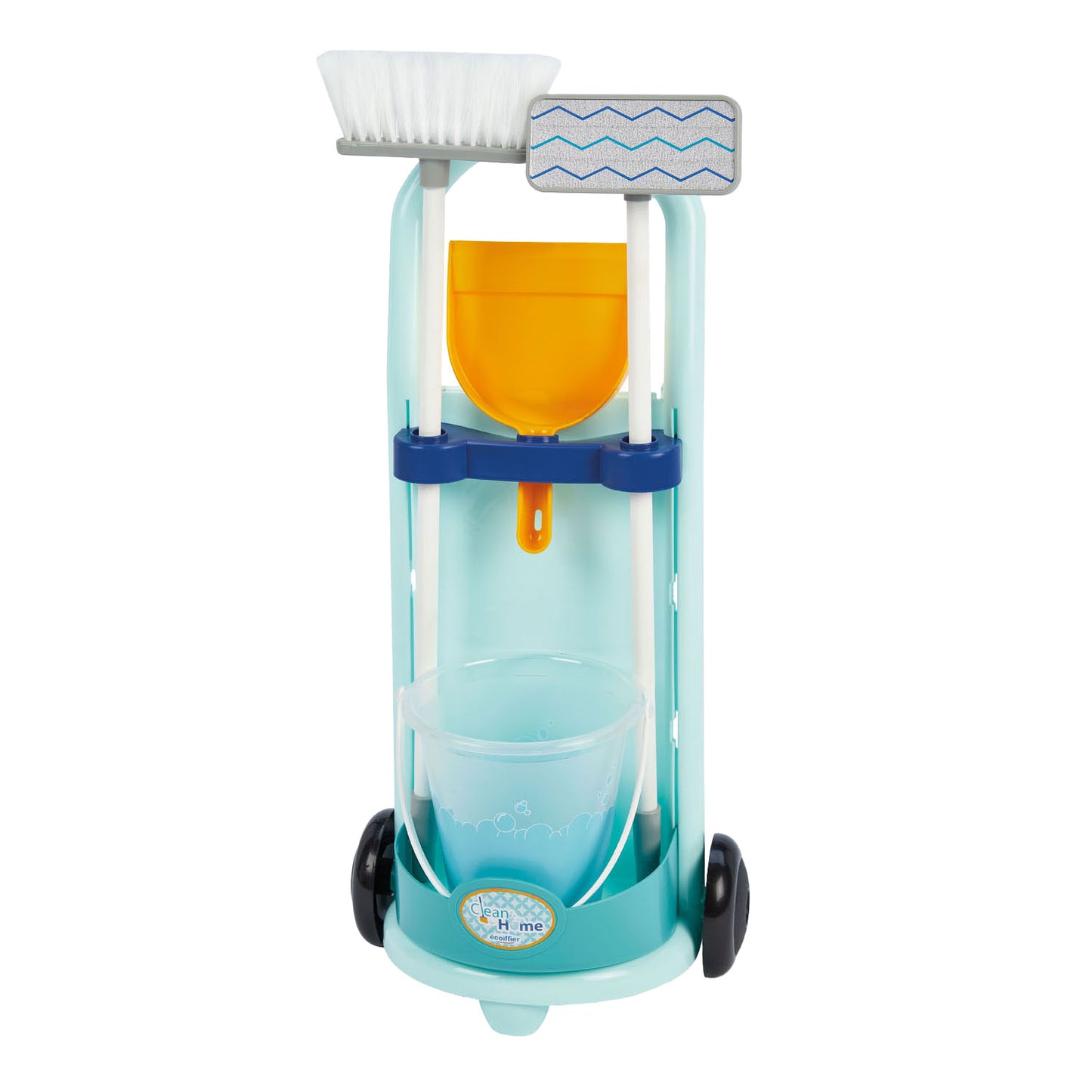 Écoiffier Ecoiffier schoonmaak trolley blauw - 5dlg.