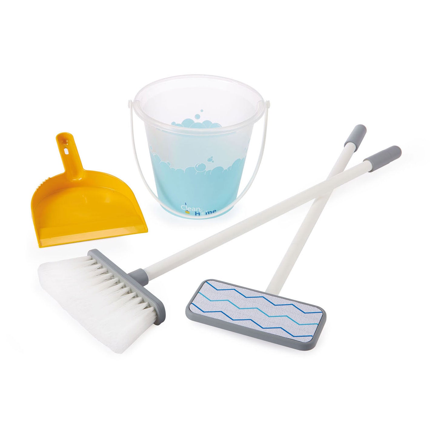 Écoiffier Ecoiffier schoonmaak trolley blauw - 5dlg.