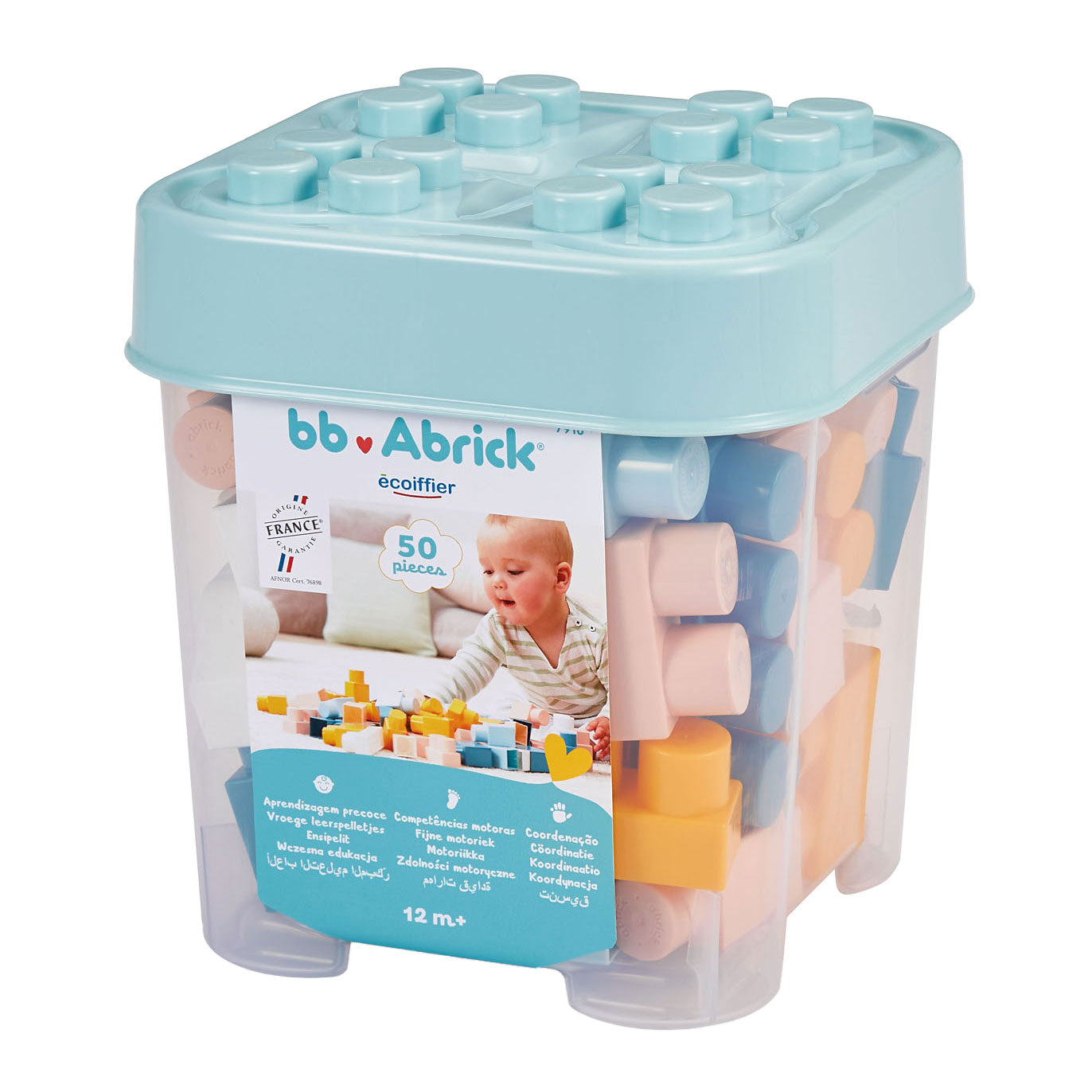 Abrick Ecoiffier bb mijn eerste bouwblokken - 50dlg.