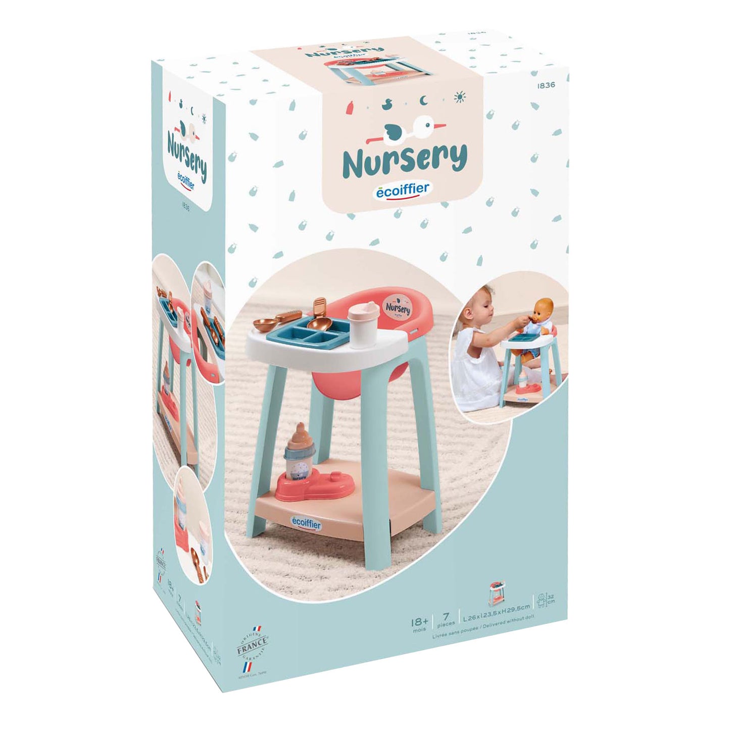 Écoiffier Ecoiffier nursery voedingsstoel - 7dlg.