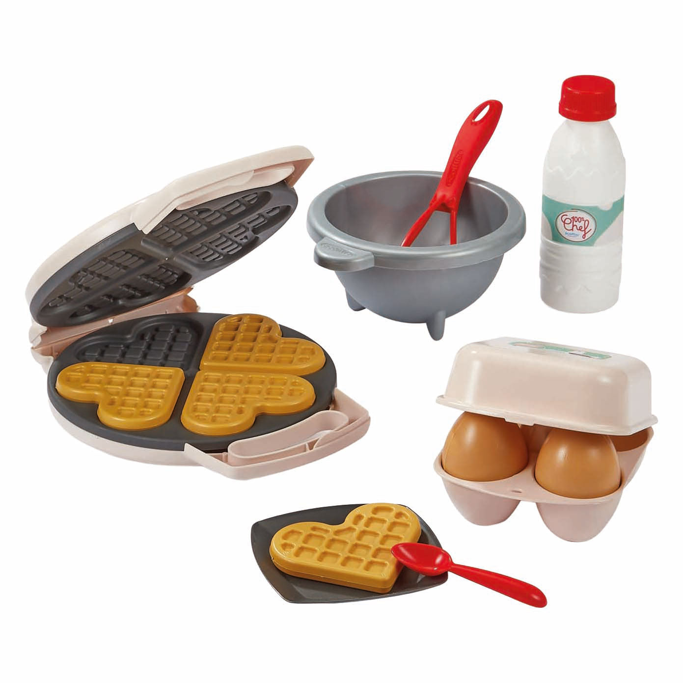 Écoiffier Ecoiffier 100% chef wafelijzer - 19dlg.