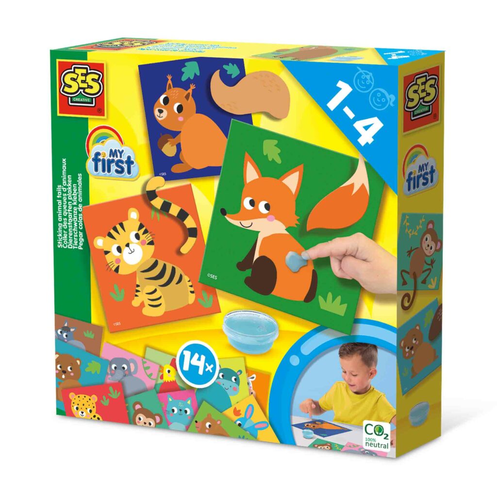 SES Creative Ses my first - dierenstaarten plakken