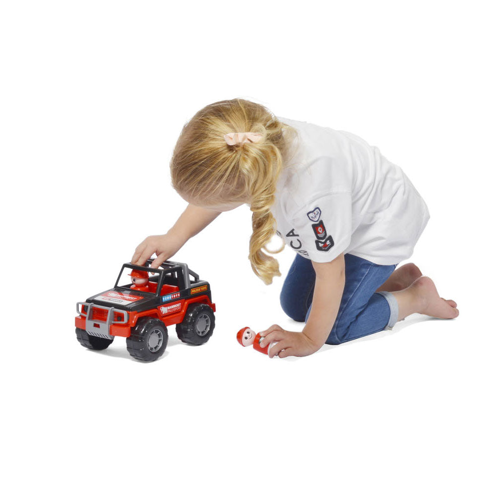 Mammoet Toys Cavallino mammoet terreinwagen met speelfiguren