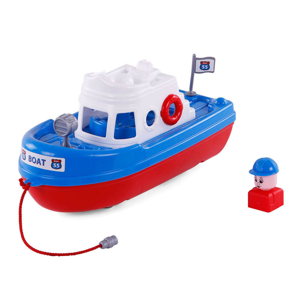 Cavallino boot met speelfiguur