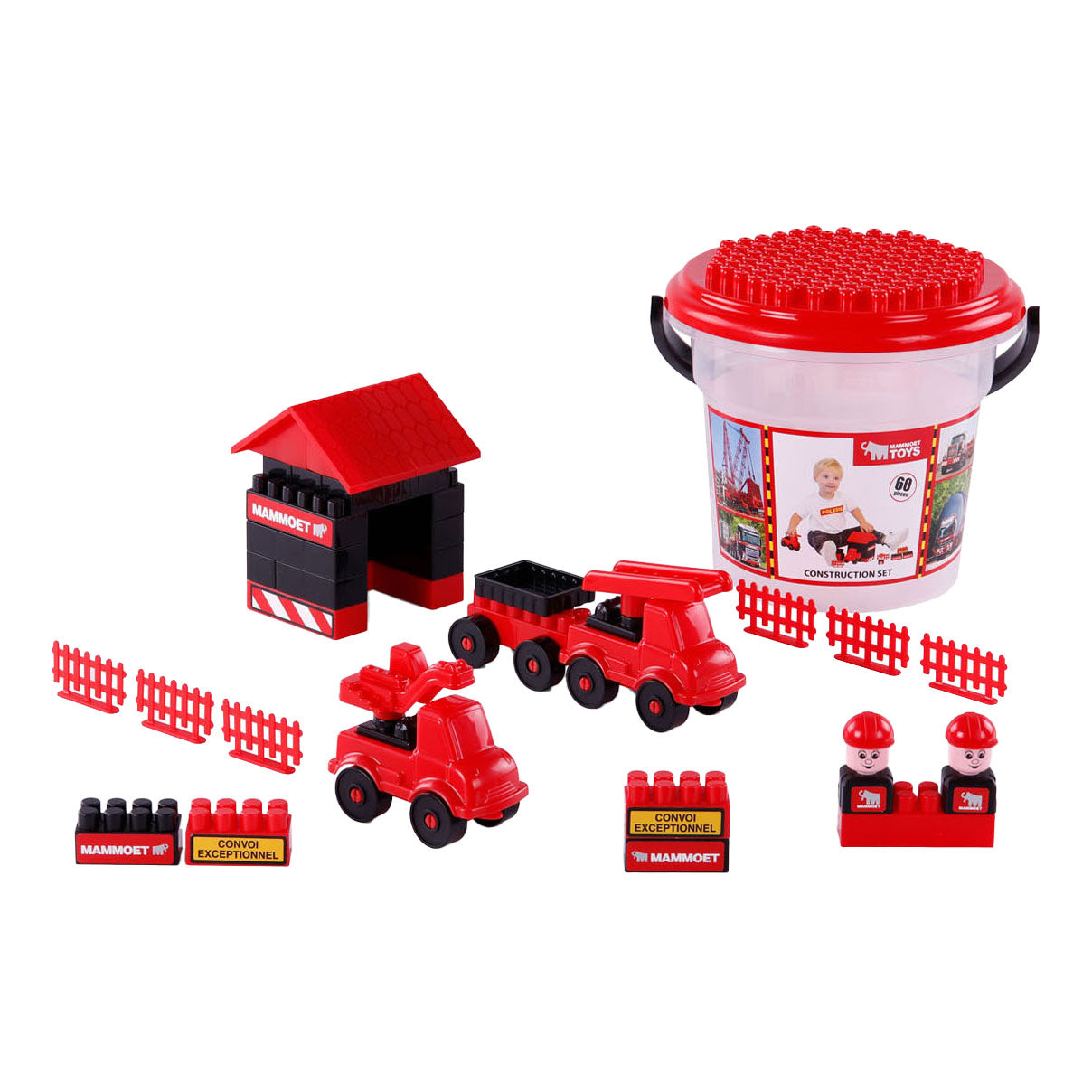 Cavallino bouwset in emmer, 60dlg.
