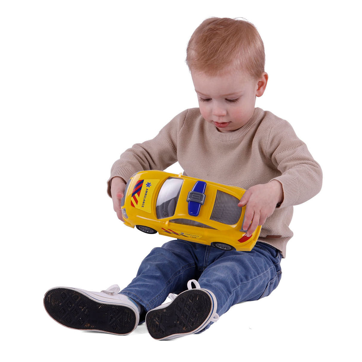 Cavallino frictie ambulance, 27cm