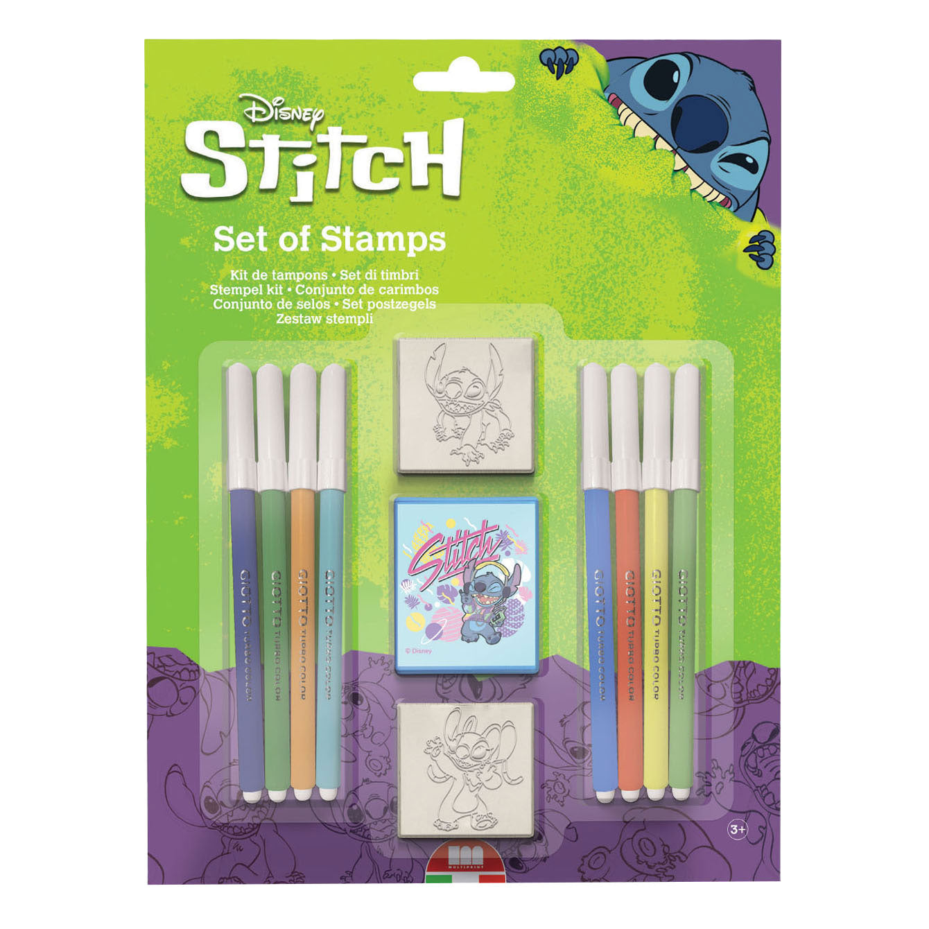 Multiprint Stitch stempelset, 11dlg.