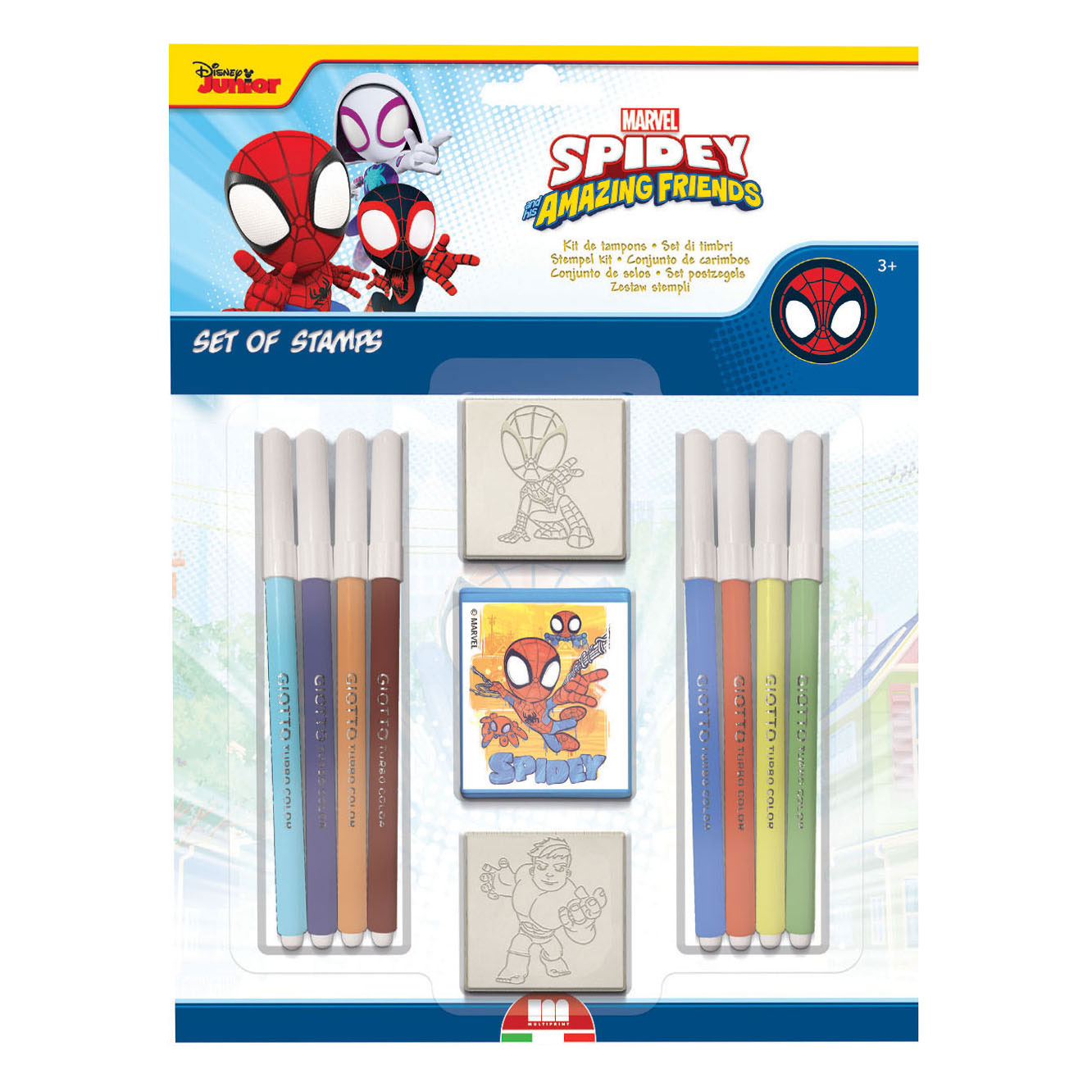 Multiprint Spidey stempelset, 11dlg.