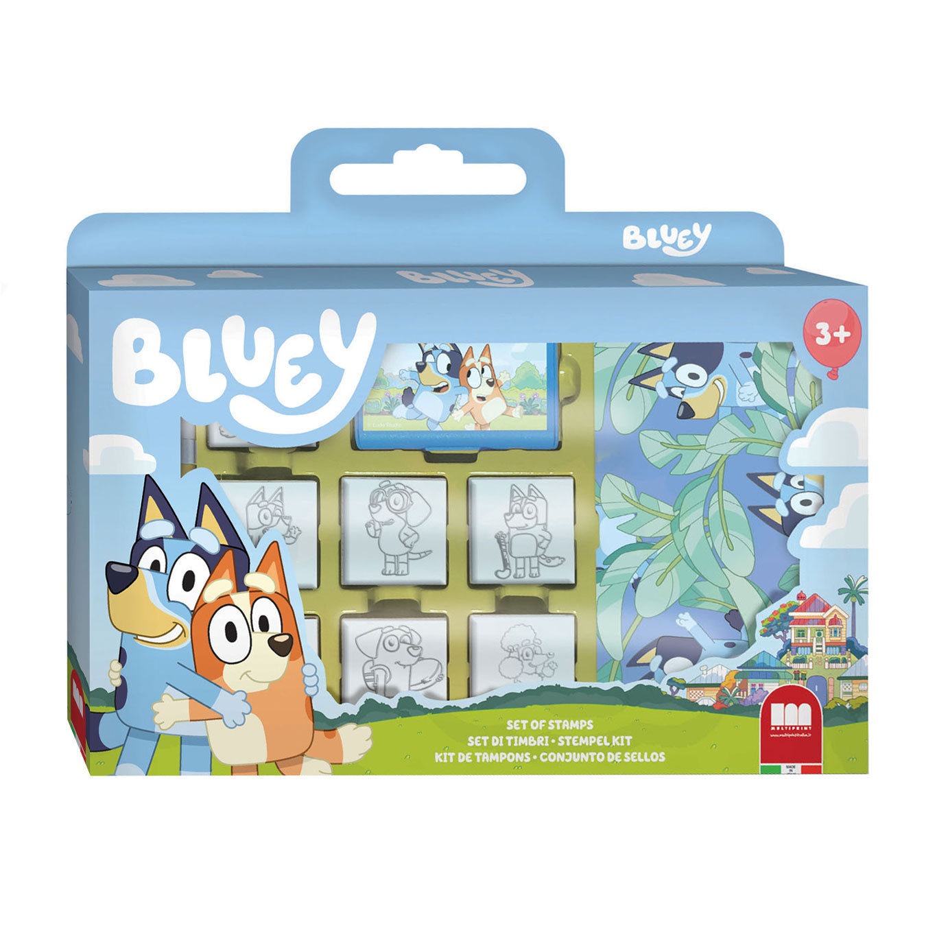 Multiprint Bluey stempelset