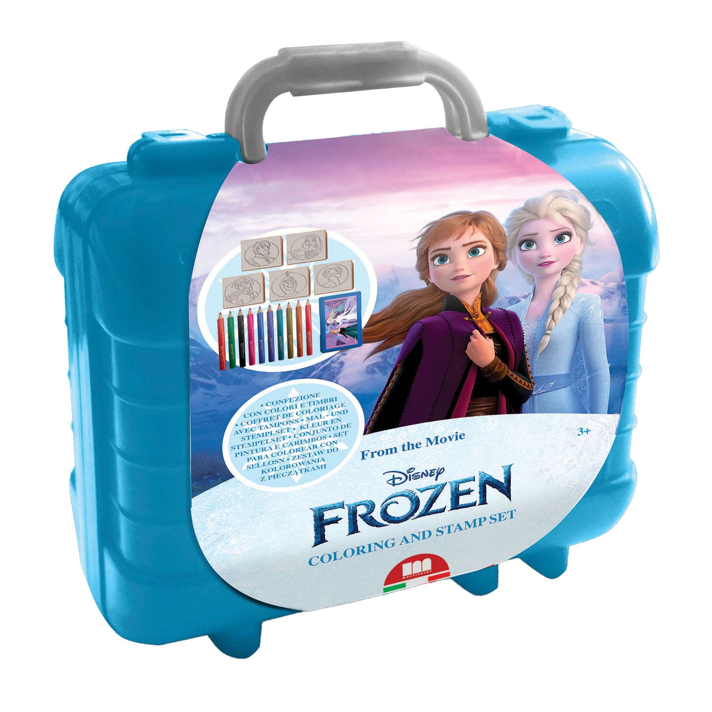 Multiprint Frozen reis stempel- en kleurkoffer