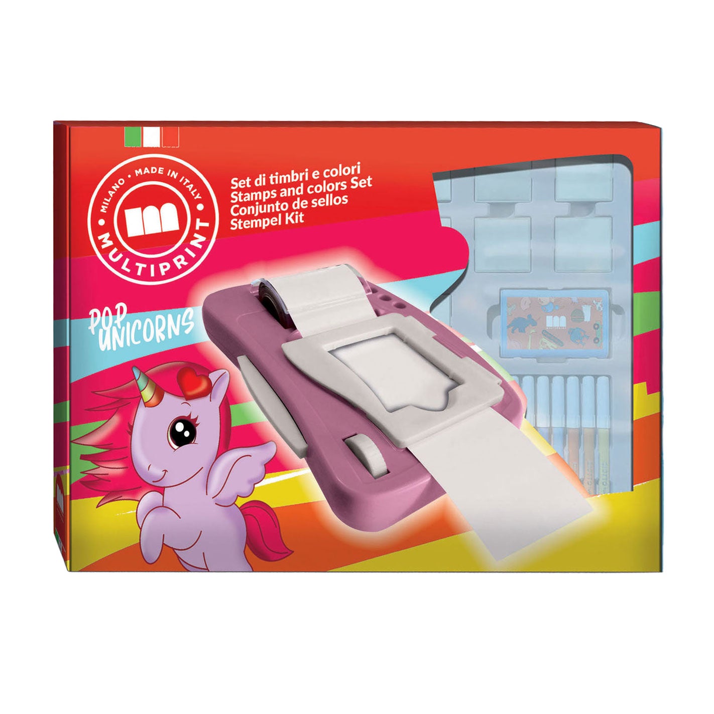 Multiprint Eenhoorn stickermachine set