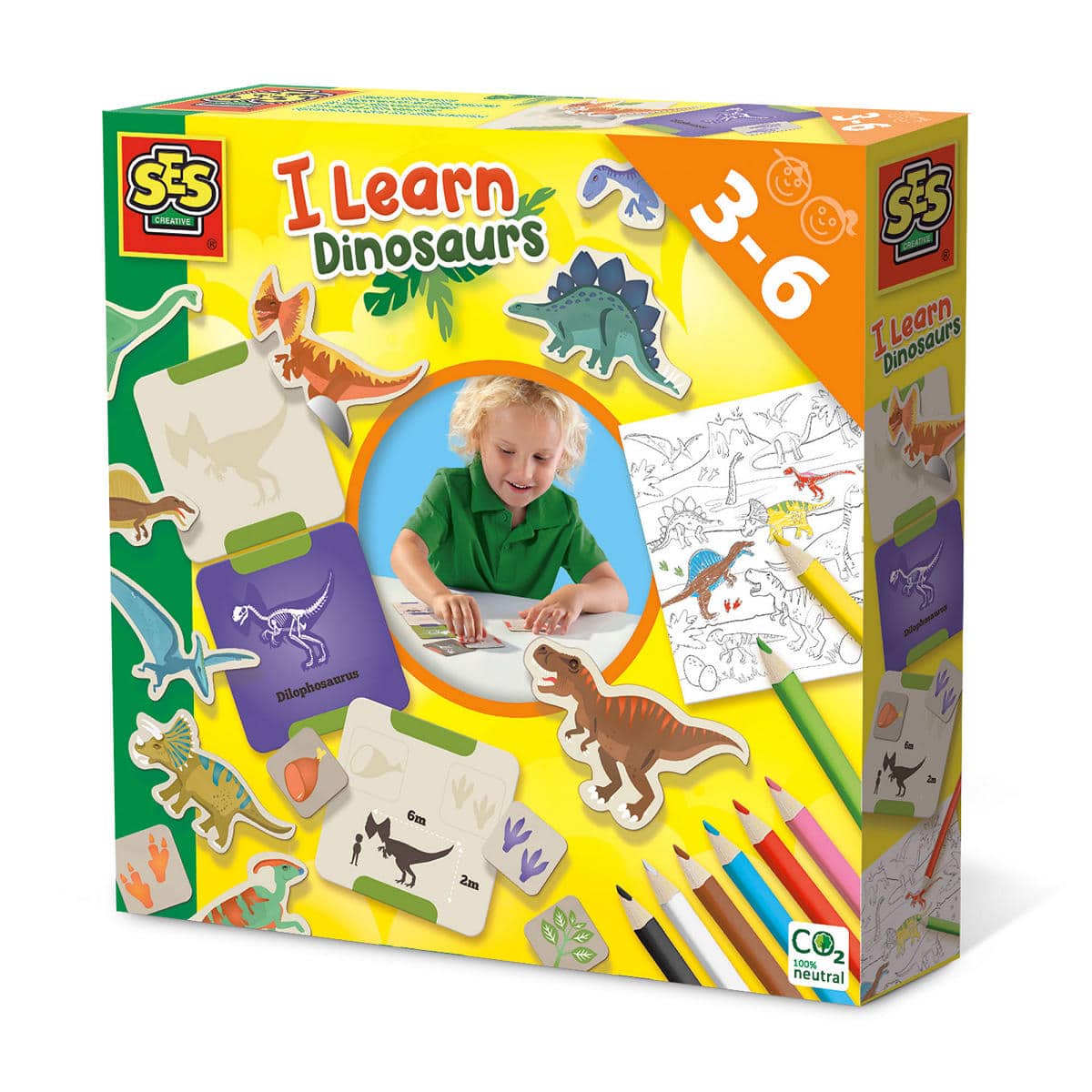 SES ik leer dinosaurussen knutselset