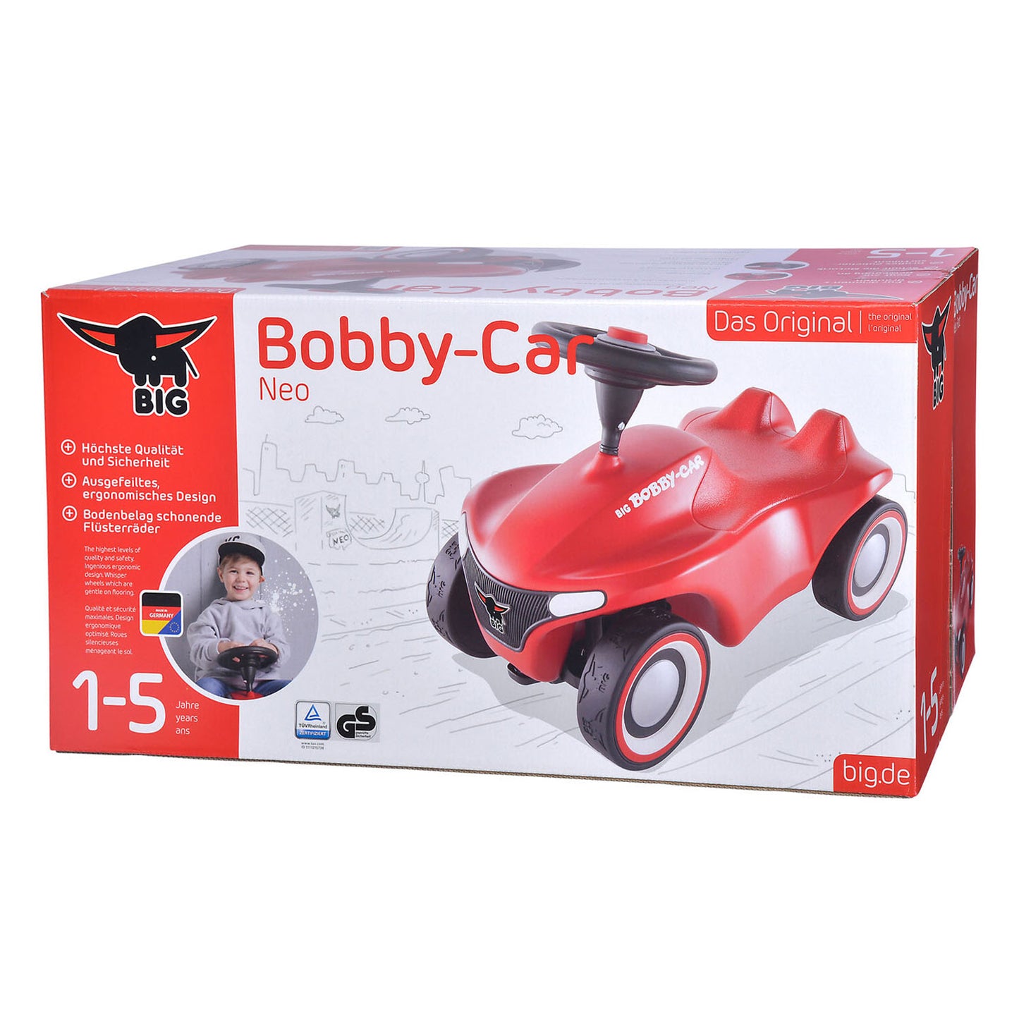 BIG bobby car neo - rood