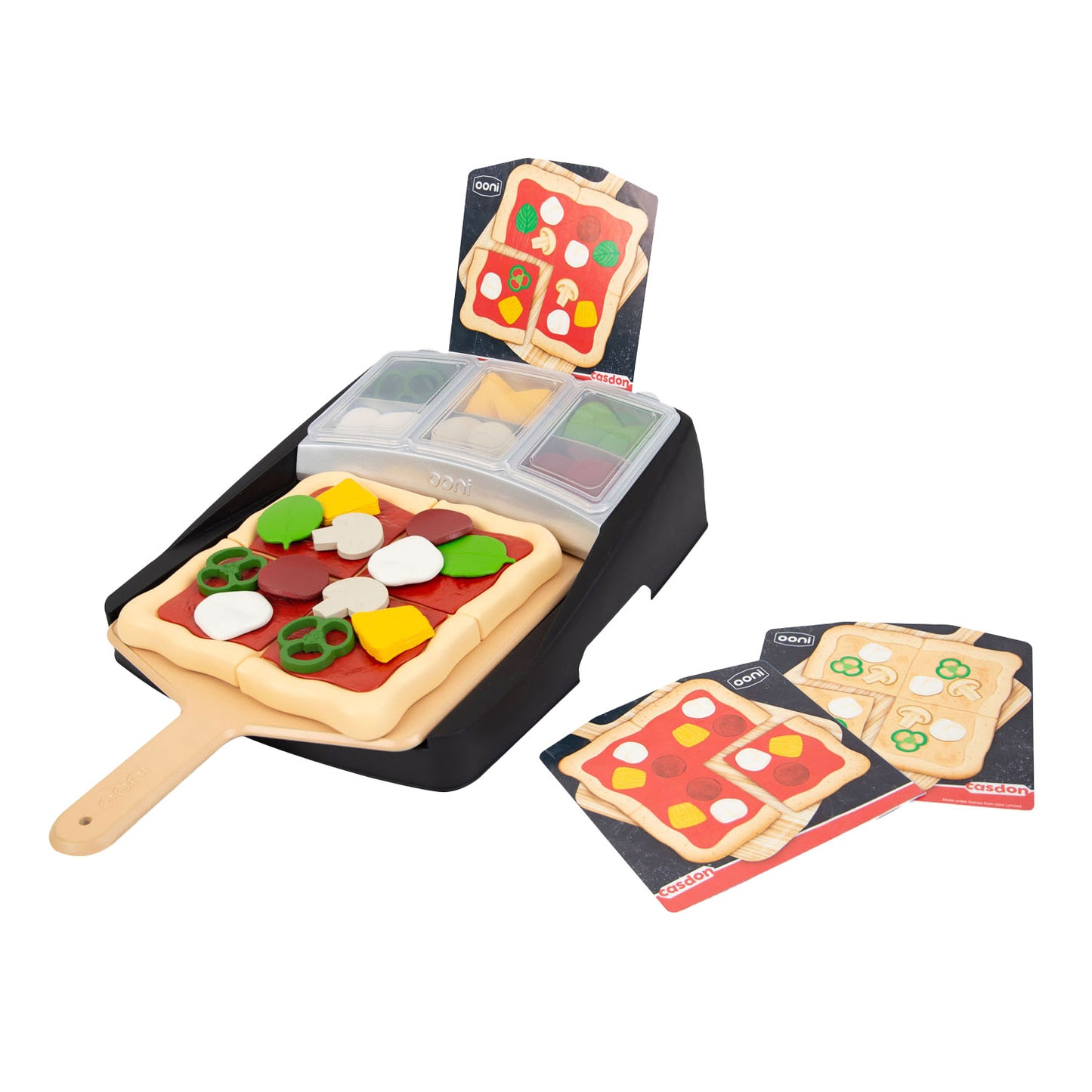 Casdon ooni speelgoed pizza beleg station speelset