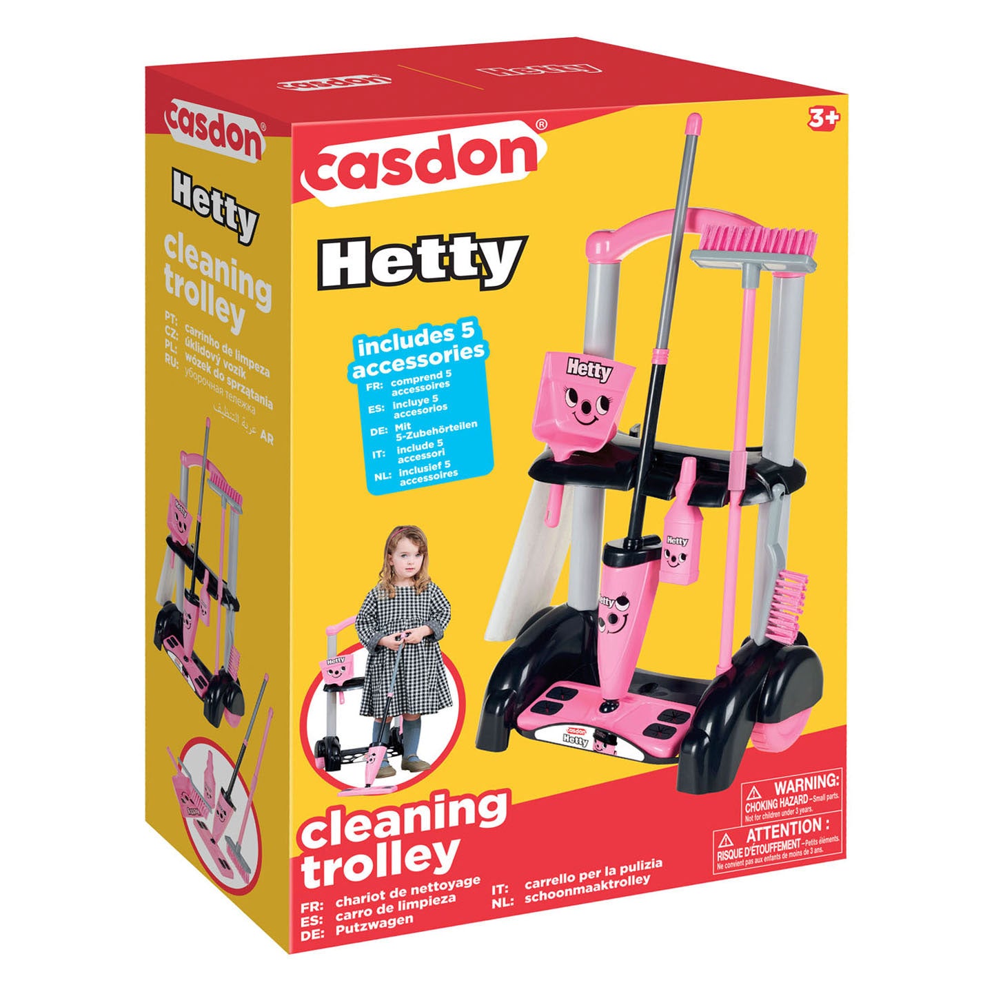 Casdon schoonmaak trolley hetty