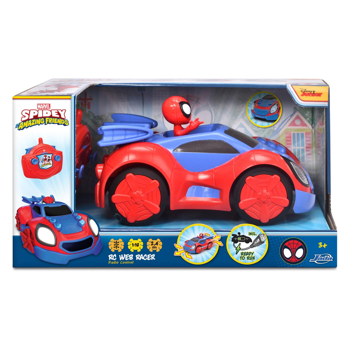 Dickie Jada rc spidey web racer bestuurbare auto