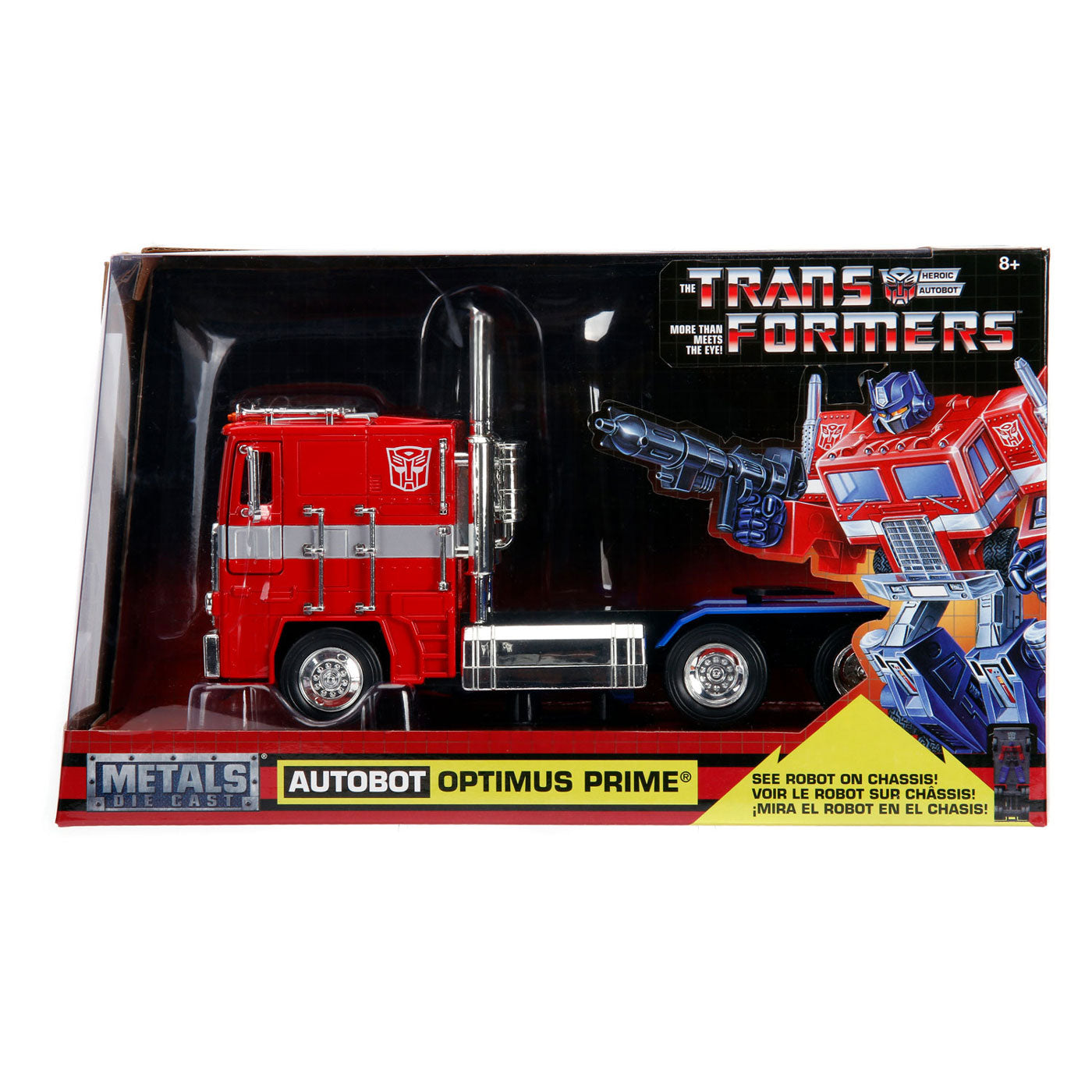 Jada Toys Jada die-cast g1 optimus prime 1:24