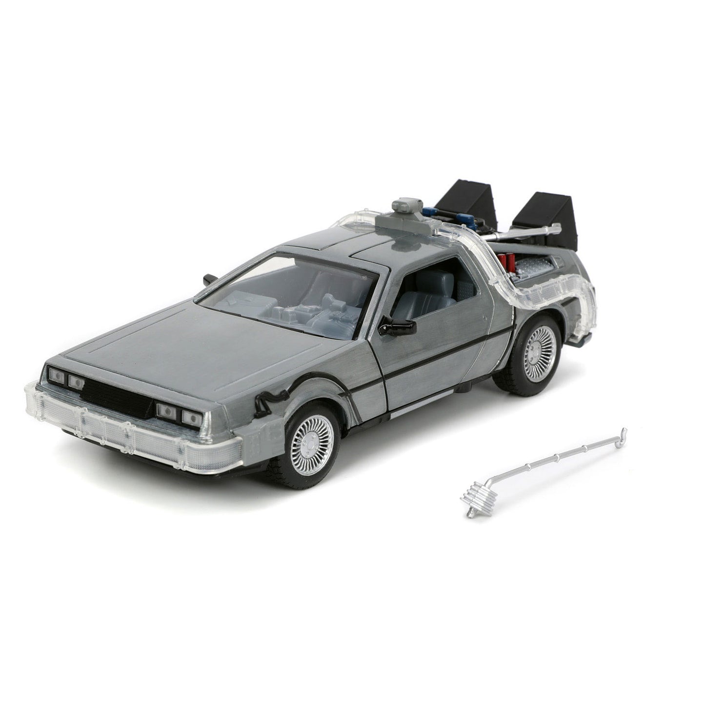 JADA die-cast time machine back to the future 1 auto 1:24