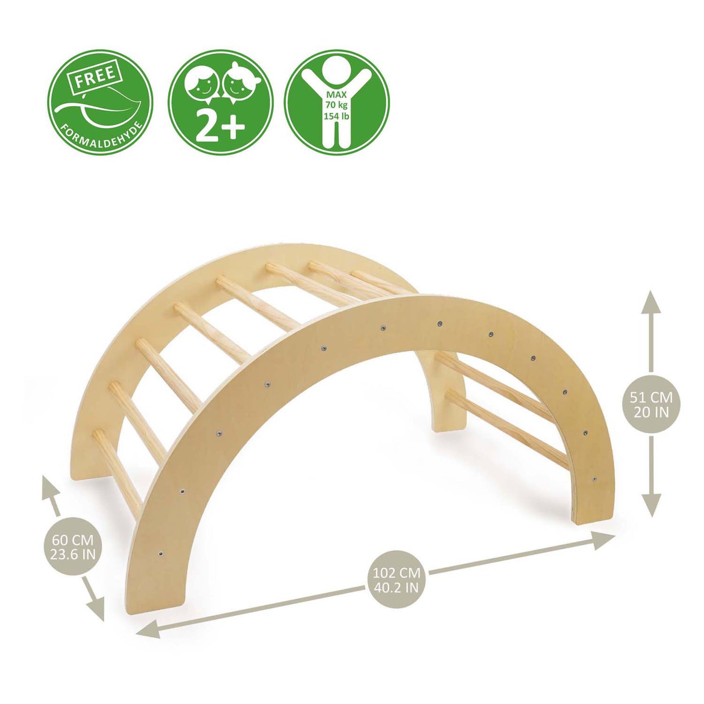 509 Crew Houten boogklimmen 2-in-1