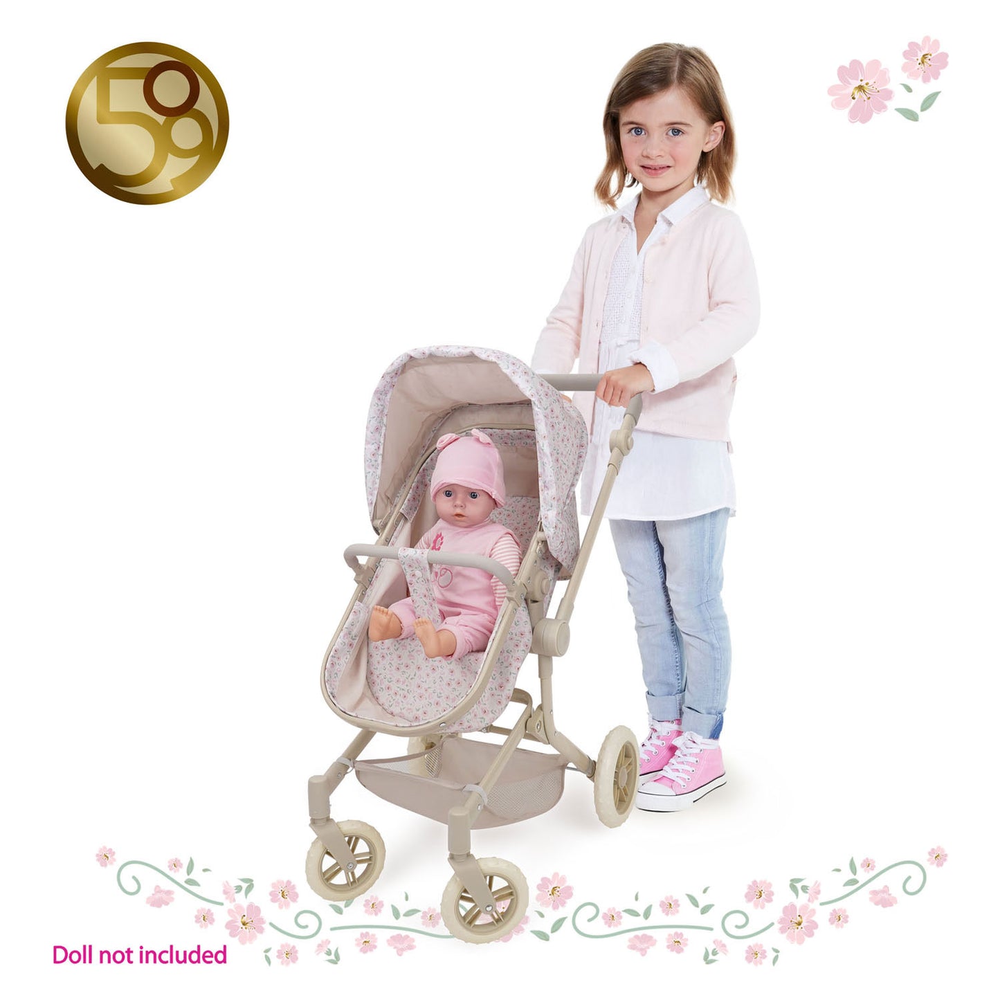 509 Crew Citypark 2-in-1 deluxe poppenwagen buggy