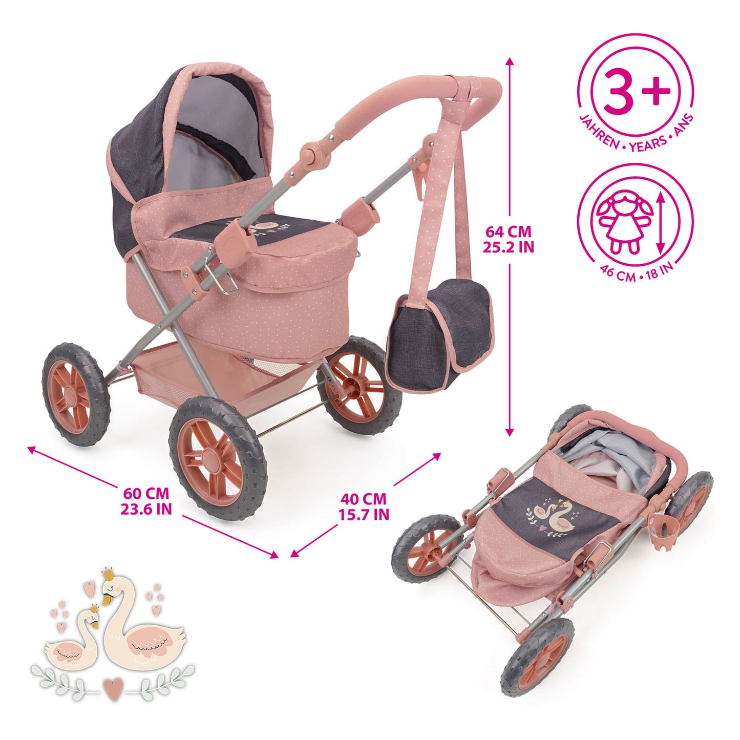 509 Crew Poppenwagen speelset - 18dlg.