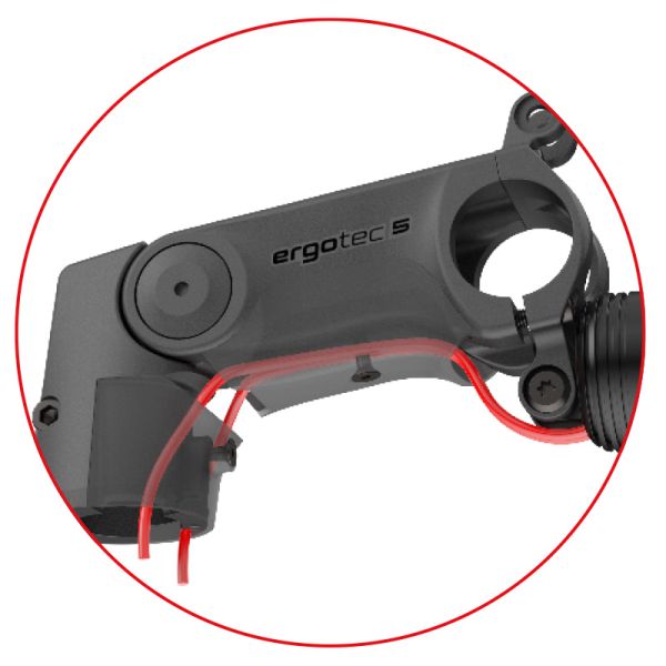 Ergotec Stuurpen ahead sepia xl fi ø28.6mm 110mm ø31.8mm - zwart