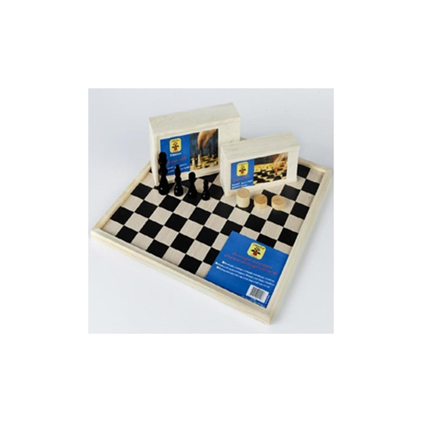 Longfield Schaakbord dambord 40 cm