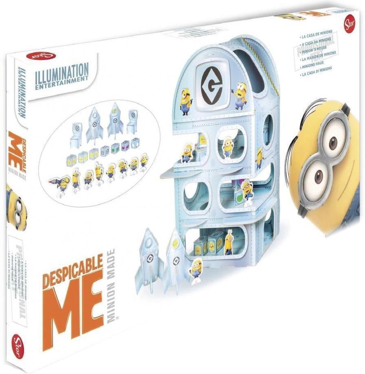 Jonotoys Bouwpakket minions huis bouw je eigen speelhuis van verschrikkelijke ikke