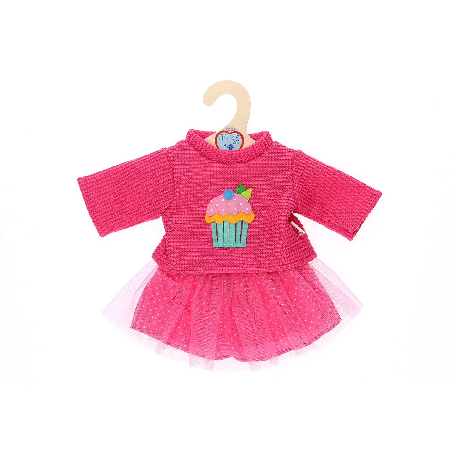 Heless Poppen pullover met rok, 35-45 cm