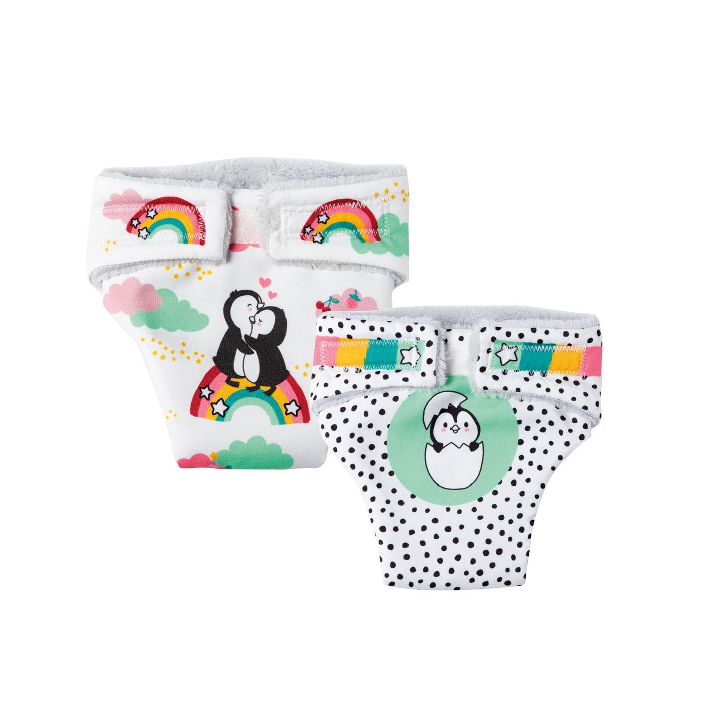 Heless Poppenluiers pinguin 2 stuks, 35-45 cm
