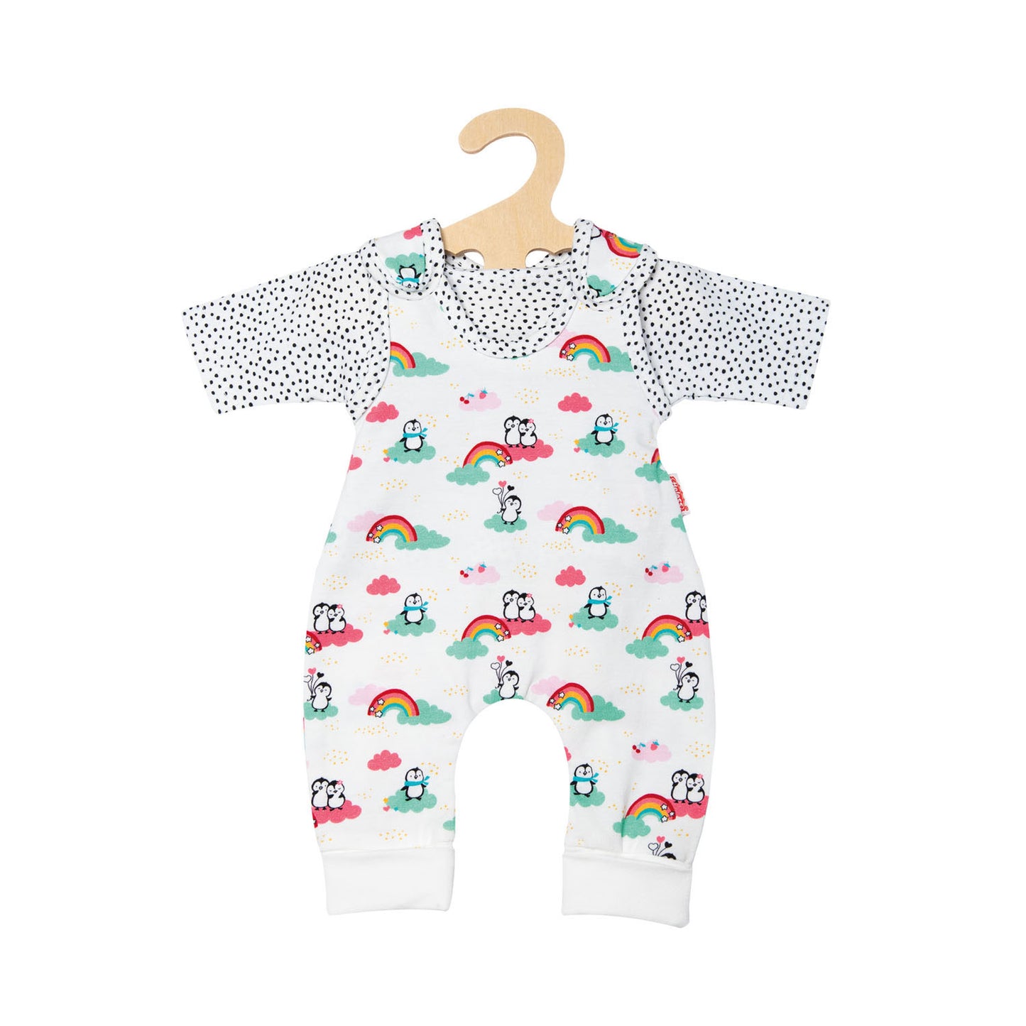 Heless Poppen romper pinguin met t-shirt, 28-35 cm