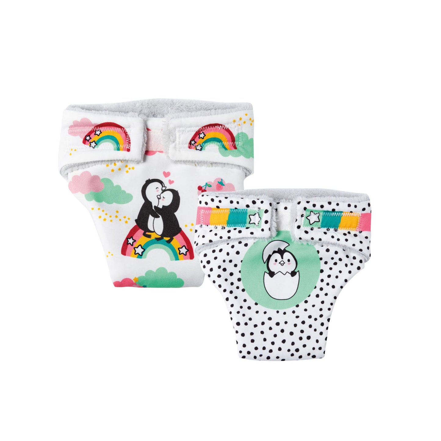 Heless Poppenluiers pinguin 2 stuks, 28-35 cm
