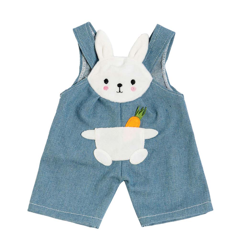 Heless Poppen tuinbroek met gestreept shirt bunny lou, 35-45 cm