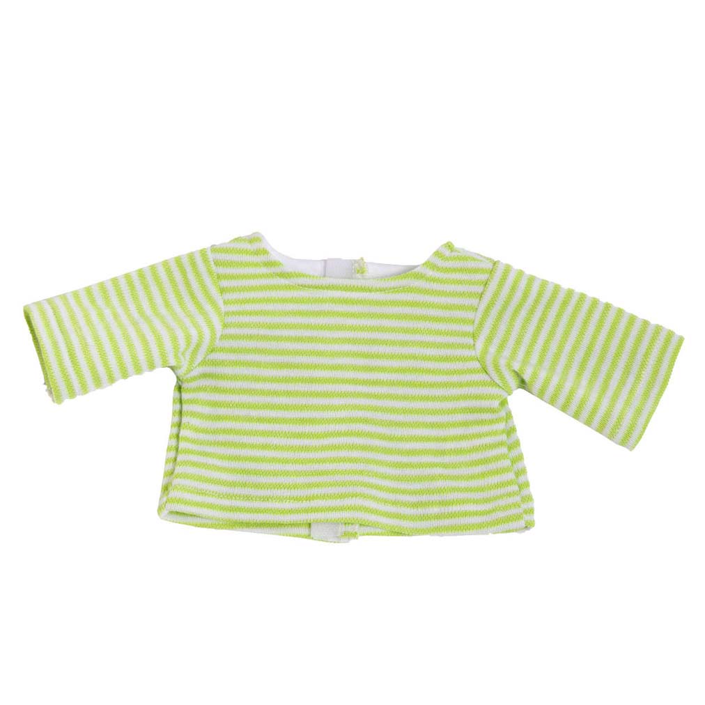 Heless Poppen tuinbroek met gestreept shirt bunny lou, 35-45 cm
