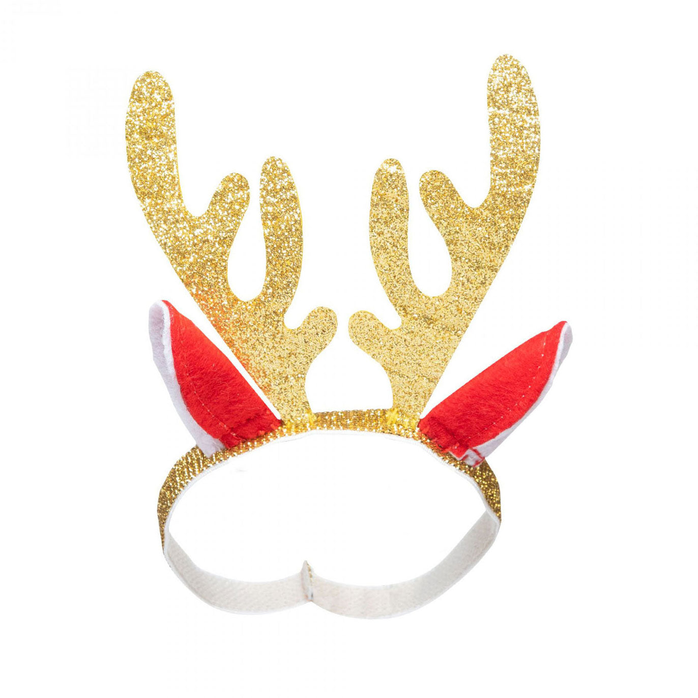 Heless Kerstjurk met haarband rendier, maat 28-35 cm