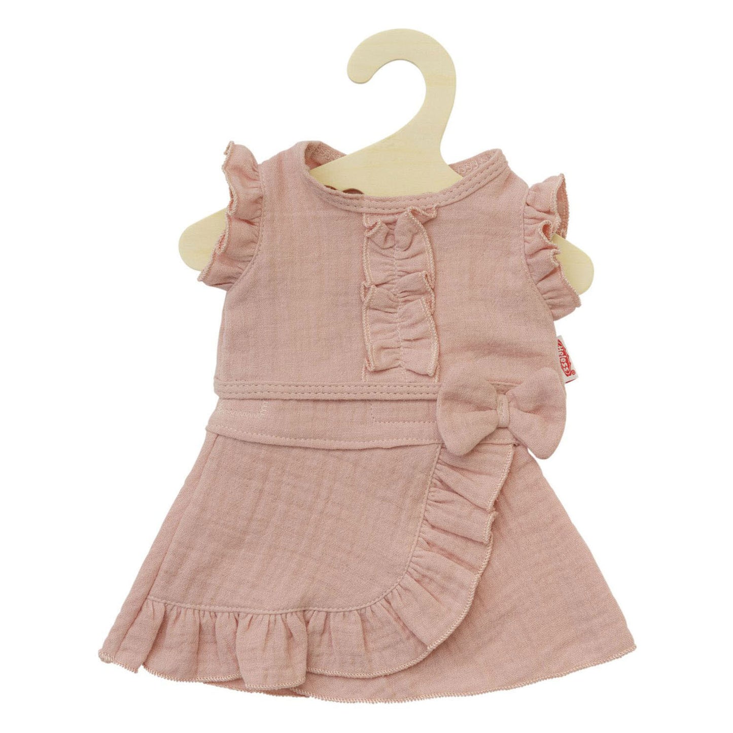 Heless Poppen wikkelrok roze met ruches, 28-35 cm